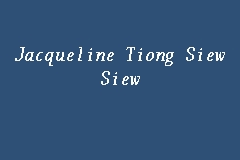 Her family is hongkongese and comes from hong kong. Jacqueline Tiong Siew Siew Lawyer In Sibu