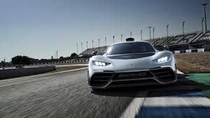 Benz's engineers found an elegant solution to the sometimes odd switchover between electronic and mechanical braking (which can engage even by lifting one's foot off the accelerator): Project One Versus The Mercedes Benz Supercar All Stars