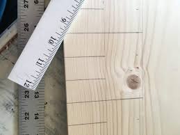 Measure your child from 2.5 ft. How To Make A Wood Burned Growth Chart The Restoring House