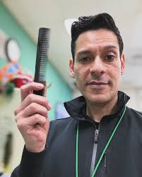 Doing some pincurls for a test in two weeks. And NEVER put down your tools!  #truhair #trumancosmetology