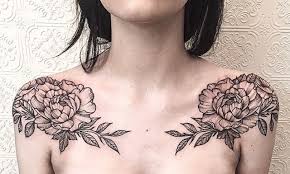 Pin By Jessica Warrick On Body Art Chest Piece Tattoos Chest Tattoos For Women Tattoos