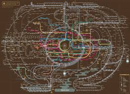 This One Eyed Spaghetti Monster Is Not The Official Map Of The Tokyo But One Designed By Korean Design Studio Zeroperz Subway Map Design Map Design Subway Map