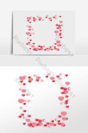 Hand Drawn Valentine S Day Red Heart Border Png Images Psd Free Download Pikbest Heart Border How To Draw Hands Download Valentines
