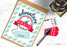 Surprise Vacation Reveal Gift Idea Printable Surprise Vacation Reveal Surprise Vacation Disney Trip Reveal