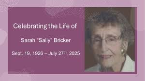 Sally Bricker's Memorial Service August 4th 2025