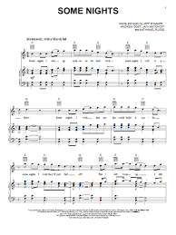 Fun Some Nights Sheet Music Download Sheet Music Sheet Music Direct Music Tabs