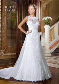 A Line Boat Neck V Back Sleeveless Lace Wedding Dress With Sash Bridalgown Sash Weddings Wedding Dresses Queen Wedding Dress Wedding Dress Sash