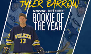 Wilkes' Barrow Named USCHO Division III Rookie of the Year