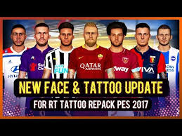 Rafael alexandre fernandes ferreira silva. Pes 2017 New Face Tattoo Update For Rt Tattoo Repack By Rean Tech