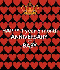Happy 1 Year 5 Month Anniversary My Baby Poster Misc 5 Month Anniversary Happy Anniversary 1 Year Baby Posters This is only a small milestone in your lives. month anniversary my baby poster misc