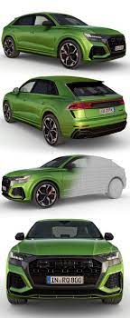 Low Poly Audi Rs Q8 2020 Fully Editable And Reusable 3d Model Of A Car 3d 3dmodel 3ddesign Audi Car Game Green Greencar Audi Rs Low Poly Models Audi