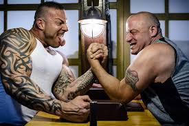 Interested participants should take note of the arm wrestling techniques. These Meatheads Are Bulking Up For A 500k Arm Wrestling Title