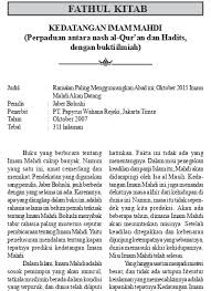 Itulah imam mahdi yang sebenarnya menurut mereka. Top Pdf Imam Mahdi