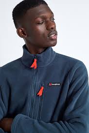 Printed Fleece Berghaus Dean Street Fleece Berghaus Dean Street Prism Navy  Fleece Half-Zip Sweatshirt Urban