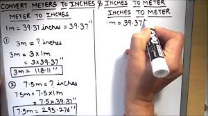 The 2.4 meter is 13 feet 8 inches long. How To Convert Inches To Meter And Meter To Inches Inches To Meter Meter To Inches M To Inch Youtube