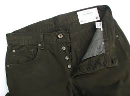 Rag Bone Standard Issue Mens 31 X 30 Fit 2 Slim Leg 5 Pocket Pants In Olive Ragbone Pocket Pants Slim Legs Pants