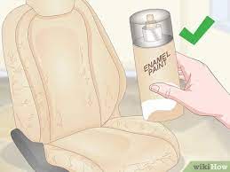 After rinsing the rag well, use it to rub denatured alcohol on the cracked areas. 3 Easy Ways To Fix Cracked Leather Seats Wikihow