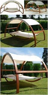 This Swinging Hammock Bed Is Just So Relaxing The Whoot Backyard Hammock Outdoor Hammock Hammock Bed
