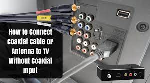 Plug in the power source to the indoor antenna. How To Connect Coaxial Cable Or Antenna To Tv Without Coaxial Input