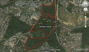 The future of the forest may depend of the fate of the ktm rail corridor. Clementi Forest With Respect To Nearby Landmarks Google 2012 The Download Scientific Diagram