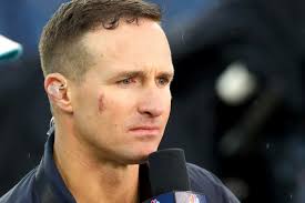 What happened to former QB Drew Brees' face?