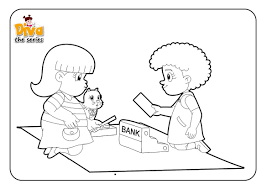 Mewarnai kartun upin ipin • belajarmewarnai.info. Gambar Mewarnai Diva