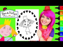 Printable ben and holly coloring pages. Video Coloring Ben And Holly