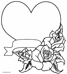 Printable Rose Coloring Pages For Kids Heart Coloring Pages Skull Coloring Pages Love Coloring Pages Color with tattoo containing a skull, a snake and beautiful roses with leaves. printable rose coloring pages for kids