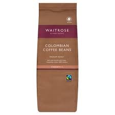 Single origin sourcing details of coffee tested: Waitrose Colombian Coffee Beans Waitrose Partners