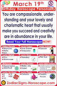 March 19 Zodiac Full Horoscope Birthday Personality In 2021 Birthday Personality Birthday Horoscope Pisces Birthday