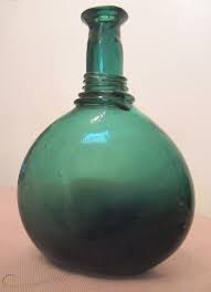 Quality antique persian with free worldwide shipping on aliexpress. Thick Antique 1700 S Hand Blown Green Glass Persian Camel Saddle Flask Bottle 1882371617