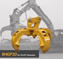 Excavator Steel Scrap Grab Orange Peel Grapple RHGP-10 for ...
