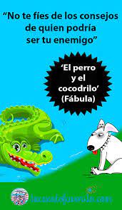 El Perro Y El Cocodrilo Una Fabula Sobre La Prudencia Fabulas Fabulas Para Ninos Perros Viejos