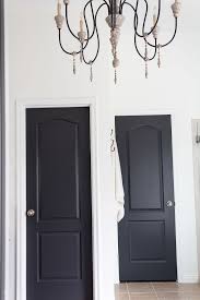 I did my front door (outside) black (sw tricorn black) and love it. 5 Reasons To Love Black Interior Doors Now The Lived In Look