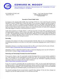 The office of the cook county recorder of deeds has announced that they have begun removing compromised microfilm from its microfilm vault in order to . Cook Co Recorder Cookrecorder Twitter
