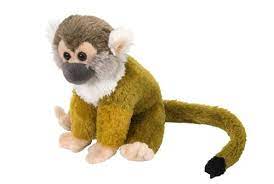 Wild Republic Mini Squirrel Monkey 8 Monkey Plush Squirrel Monkey Monkey Stuffed Animal