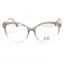 Armação de Óculos Oval LQ95293 Cinza Degrade