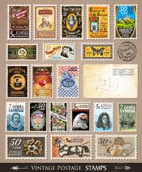 Maybe you would like to learn more about one of these? Collection De Vieux Timbres Poste Vecteur Stock Crushpixel