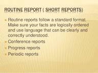 Image result for Writing routine business reports