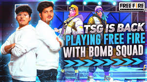 Garena free fire live customs room total gaming ajju bhai gyan gaming two side gamers desi gamer. Free Fire Two Side Gamers Is Back Live With Tsg Bomb Squad Face Cam Youtube