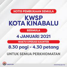 Das darul makmur stadium ist ein multifunktionelles stadion in kuantan, pahang, malaysia. Kumpulan Wang Simpanan Pekerja Pejabat Kaunter Kami Di Kota Kinabalu Telah Beroperasi Semula Bermula 4 Januari 2021 Anda Disarankan Untuk Membuat Janji Temu Di Https Www Kwsp Gov My Ms Janjitemu Sebelum Hadir Untuk Berurusan Di