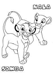 This picture, will give your child an opportunity to play with different colors while coloring the leaves, he needn't stick to green. Awesome Simba And Nala Coloring Page Download Print Online Coloring Pages For Free Color Nim In 2021 Firetruck Coloring Page Coloring Pages Online Coloring Pages