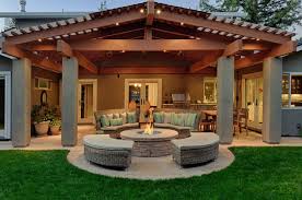 44 Traditional Outdoor Patio Designs To Capture Your Imagination Backyard Patio Backyard Covered Patios Backyard