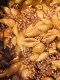 1 Lb Ground Beef 1 Can Campbell S Cheddar Cheese Soup 1 Can Campbell S Tomato Soup 1 In 2020 Campbells Soup Recipes Recipe With Cheddar Cheese Soup Cheeseburger Pasta