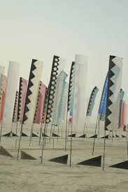 Www Irembayrak Com Beach Flags Flag Installation Art