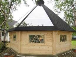 Grillkota Mit Glasdach Glasdach Gartenhaus Modern Grillhutte