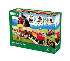 Brio Farm Railway Set Toy Train Set For Kids Made With European Beech Wood Toy Train Toy Trains Set Brio Train