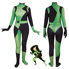 Shego is the villainess in the disney tv show kim possible who works as dr. Kim Possible Shego Cosplay Costume Women Zentai Bodysuit Suit Jumpsuits Buy At The Price Of 23 59 In Aliexpress Com Imall Com