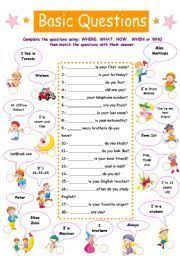 English Exercises Question Words In 2020 This Or That Questions English Exercises English Fun