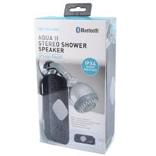 Sound Logic Xt Aqua 2 Stereo Shower Speaker Splashproof Black Shower Speaker Aqua Stereo